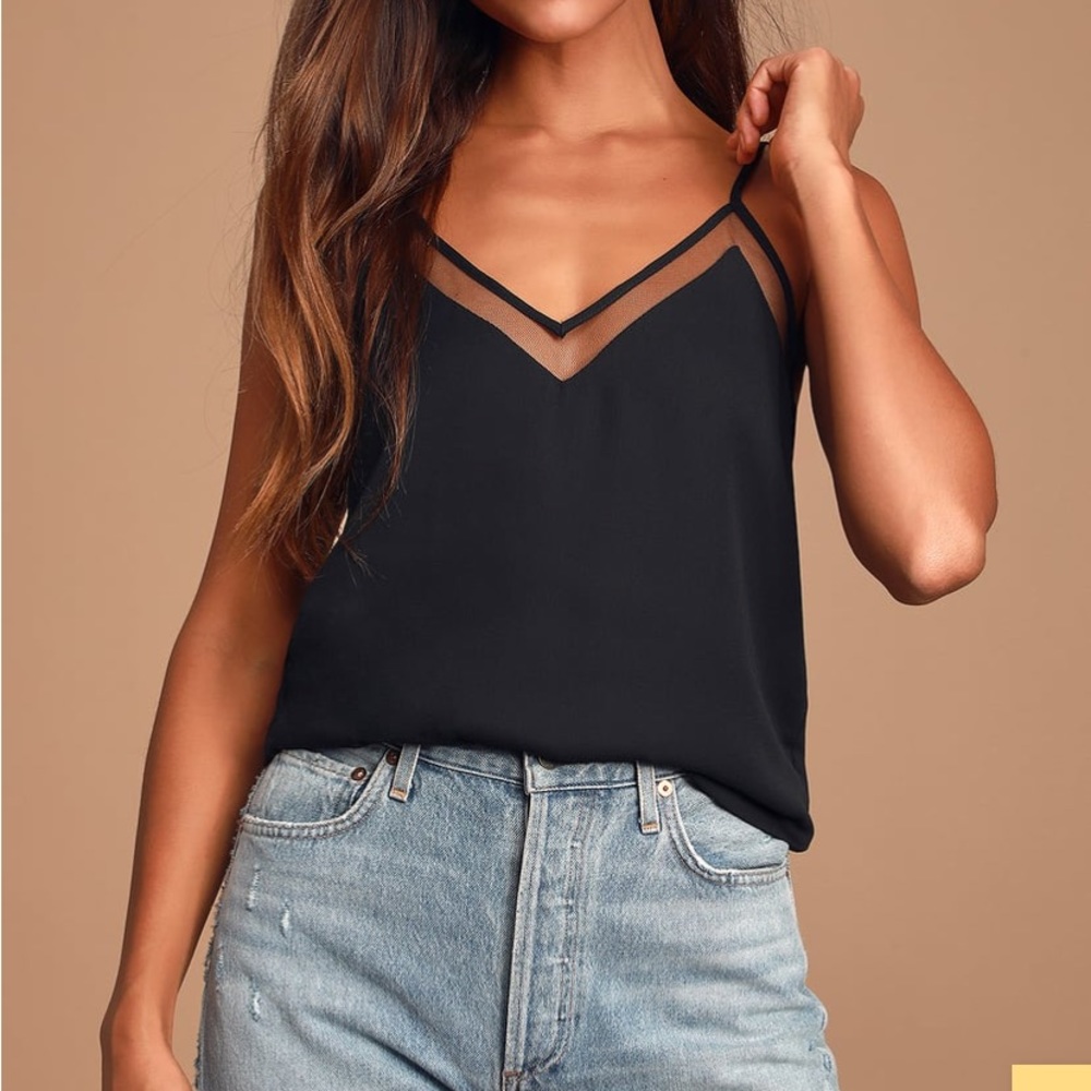 Lulus black tank top